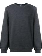 Paul & Shark Reversible Crew Sweatshirt, Men's, Size: Medium, Grey, Wool