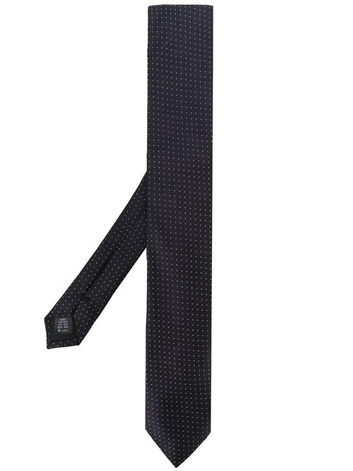 Dolce & Gabbana Narrow Polka-dot Tie - Blue