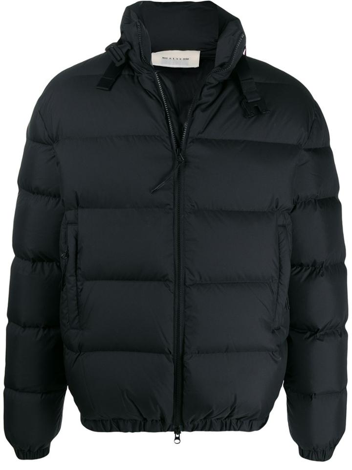 1017 Alyx 9sm Buckled Collar Puffer Jacket - Black