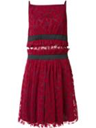 Nicopanda 'nicopanic' Dress, Women's, Size: 8, Red, Silk/nylon