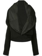 Masnada Oversized Lapel Jacket - Black