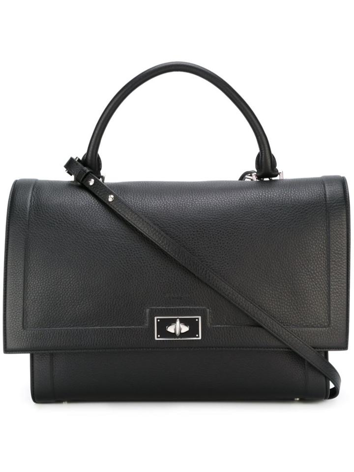 Givenchy Large 'shark' Tote, Women's, Black, Calf Leather
