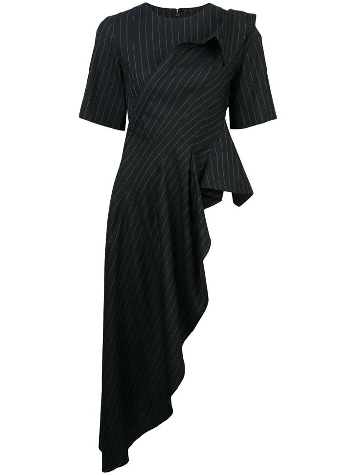 Monse Pinstripe Peplum Top - Blue
