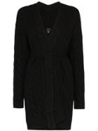 Nili Lotan Serena Belted Cashmere Cardigan - Black
