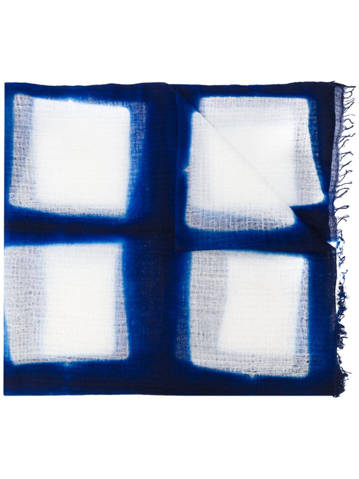 Suzusan Striped Scarf - Blue