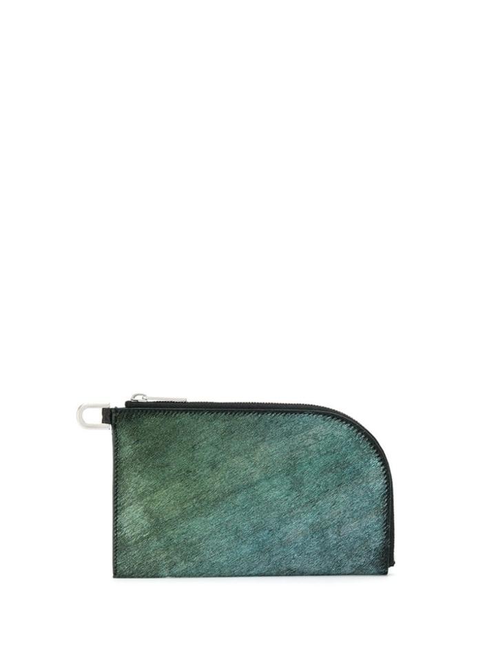Rick Owens Babel Zip Pouch - Blue