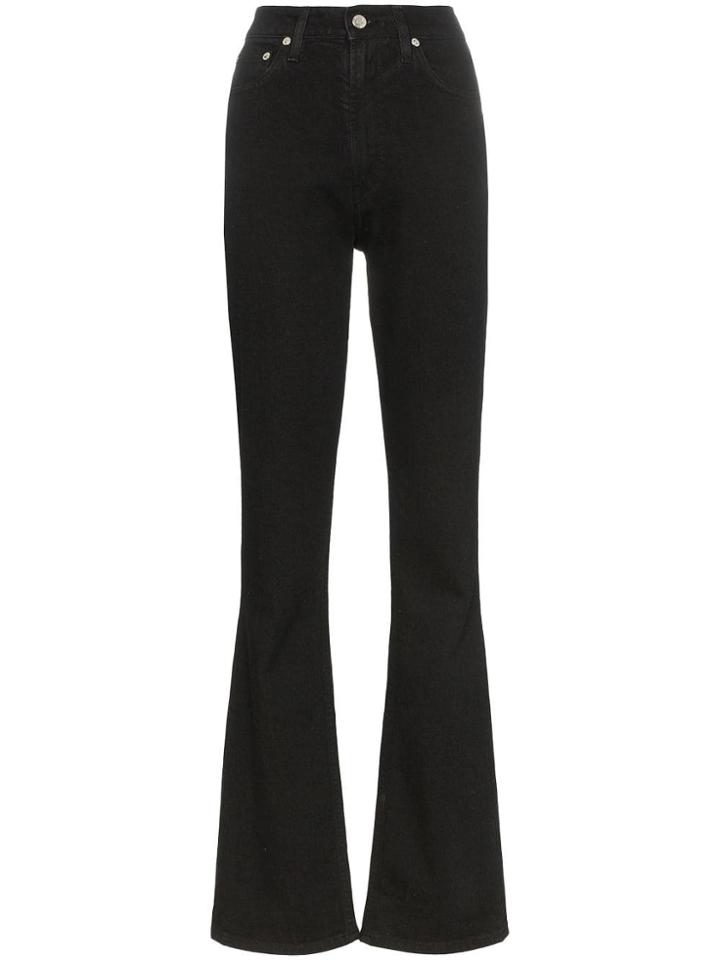 Helmut Lang High-waisted Straight-fit Jeans - Black