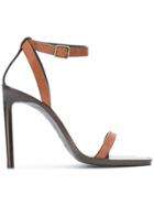 Saint Laurent Strappy Sandals - Brown