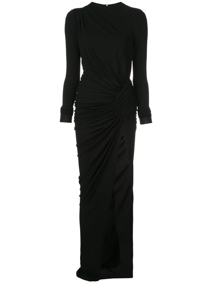 Alexandre Vauthier Long Sleeve Gown - Black