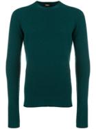 Drumohr Long-sleeve Fitted Sweater - Green