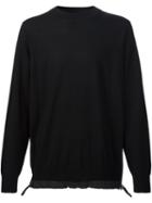 Sacai Classic Jumper, Men's, Size: 3, Black, Polyester/wool