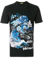 Versace Jeans Lion Print T-shirt - Black