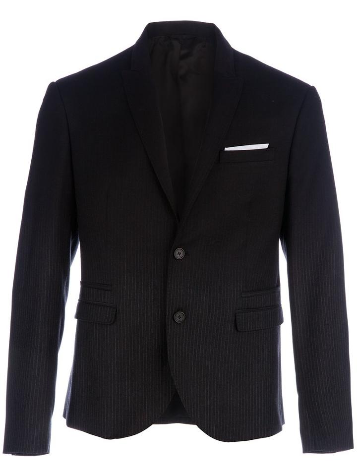 Neil Barrett - Wool Blazer - Men - Viscose/wool - 52, Black, Viscose/wool
