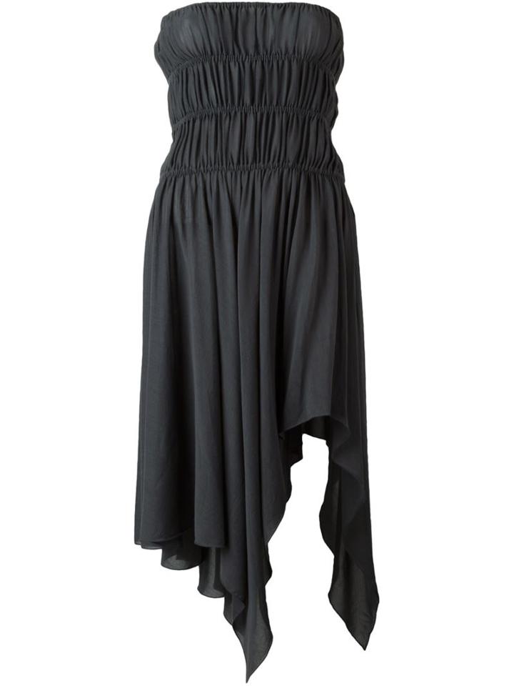 Romeo Gigli Vintage Strapless Handkerchief Dress