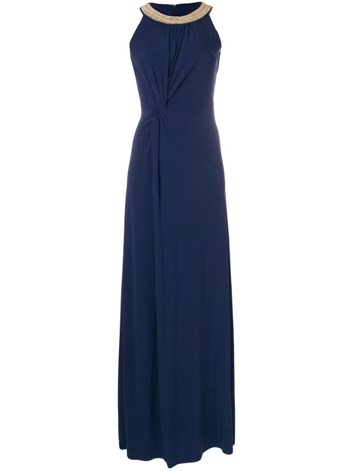 Michael Michael Kors Fitted Waist Dress - Blue