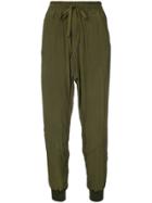 Haider Ackermann Loose Fit Track Pants - Green