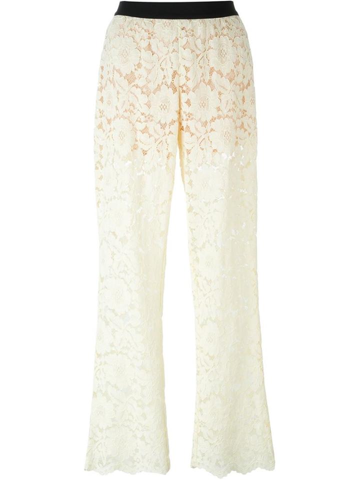 Twin-set Floral Lace Trousers