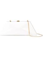Rocio Trapeze Shaped Clutch Bag - White