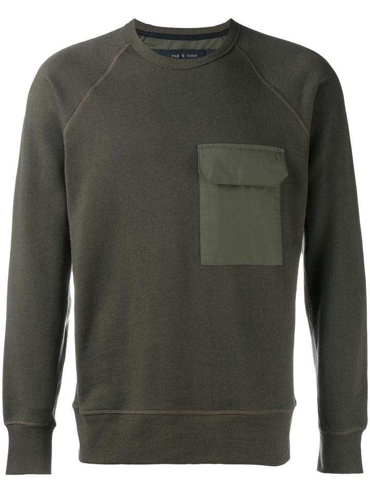 Rag & Bone 'elijah' Sweatshirt Dress, Men's, Size: Small, Green, Cotton