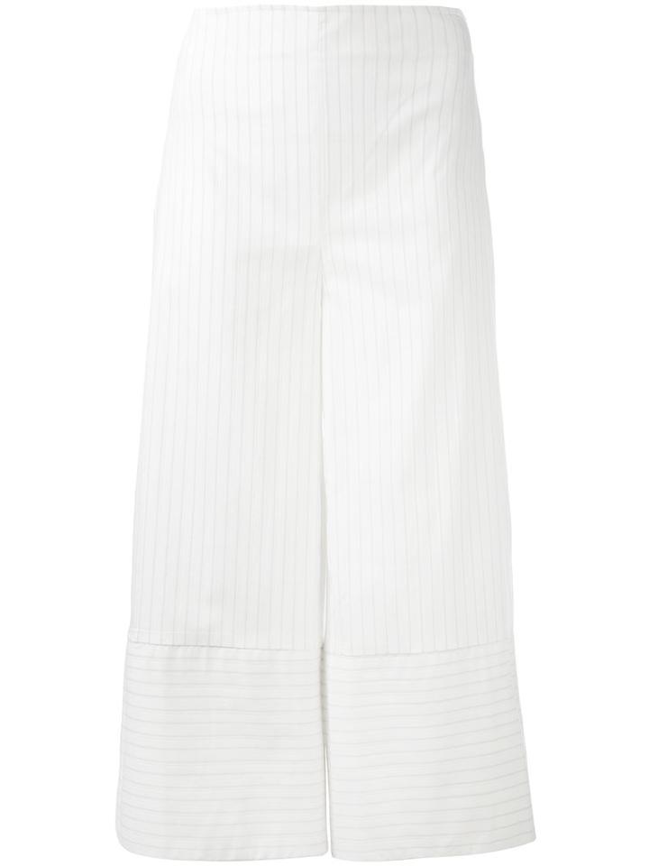 Toteme - Elisa Pants - Women - Cotton/nylon/spandex/elastane/polyester - L, White, Cotton/nylon/spandex/elastane/polyester