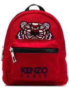 Kenzo Mini Tiger Backpack - Red