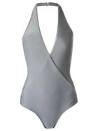 Adriana Degreas Halterneck Swimsuit - Grey