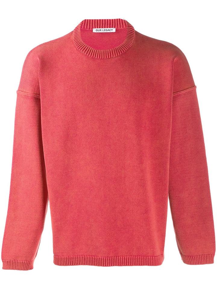 Our Legacy Crew Neck Jumper - Orange