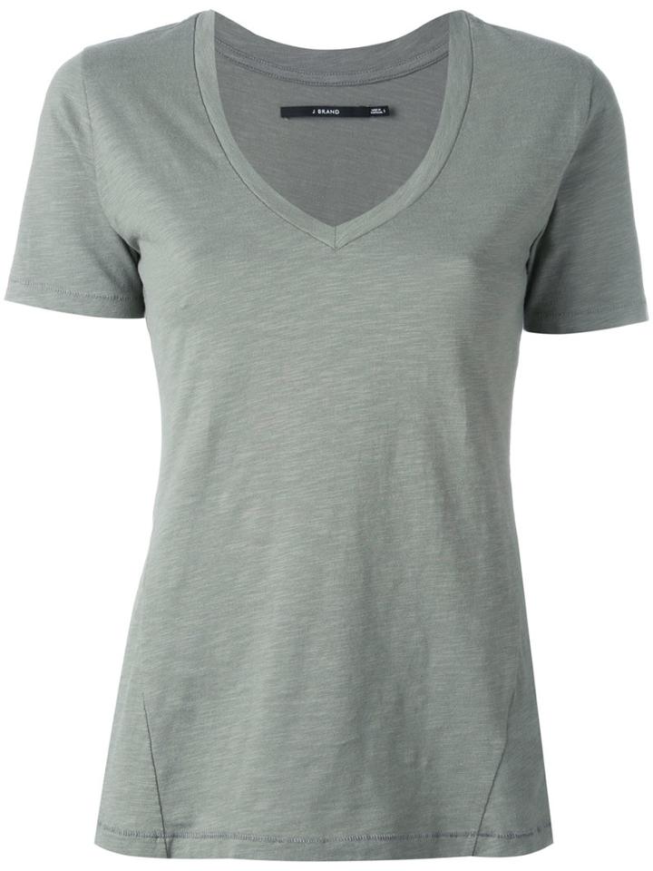 J Brand Classic T-shirt, Women's, Size: Xs, Grey, Cotton