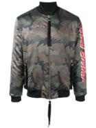 Blood Brother Loyal Bomber Jacket, Men's, Size: Xxl, Green, Polyester/spandex/elastane/cotton