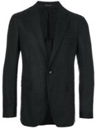 Tagliatore Classic Single Breasted Blazer - Grey
