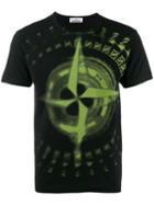 Stone Island Airbrush Print T-shirt - Black