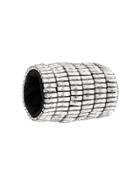 Circus Hotel Stack Crystal Bracelet - White