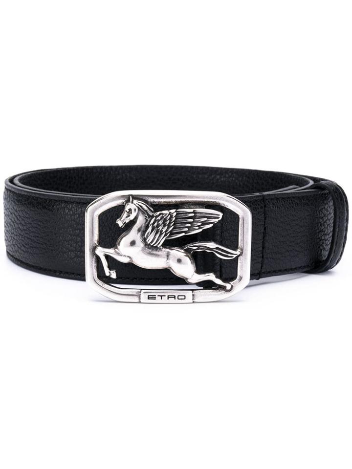 Etro Pegasus Belt - Black