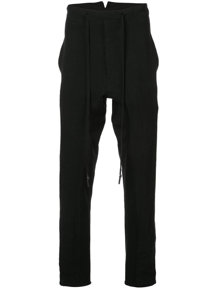 Nude Drawstring Trousers - Black