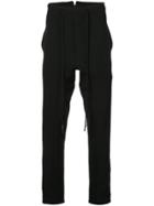 Nude Drawstring Trousers - Black