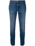 J Brand - Button Detail Skinny Jeans - Women - Cotton/polyurethane - 29, Blue, Cotton/polyurethane