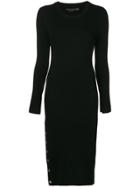 Alice+olivia Fitted Jersey Dress - Black
