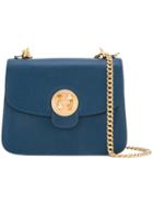 Chloé Mily Shoulder Bag, Women's, Blue, Goat Skin/calf Suede/lamb Skin