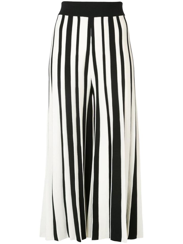 Derek Lam 10 Crosby Multicolor Stripe Knit Pant - Black