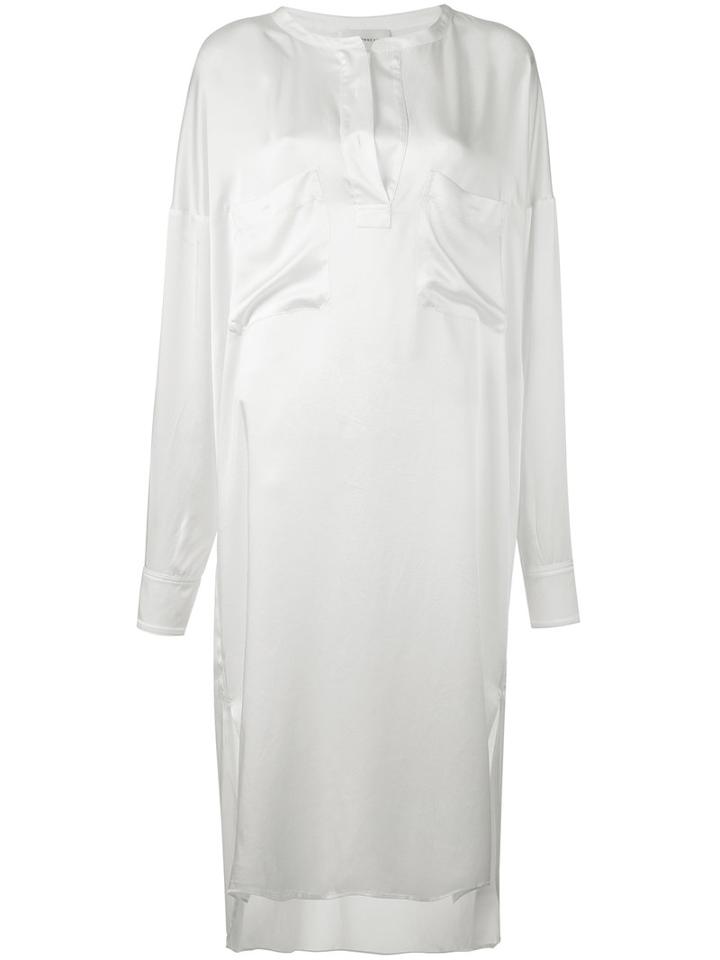 Faith Connexion - Shift Midi Dress - Women - Silk/cotton/polyamide - S, White, Silk/cotton/polyamide