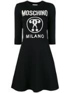 Moschino Fit-and-flare Dress - Black