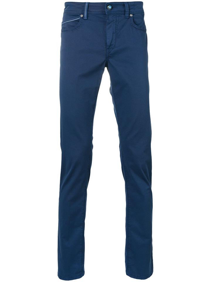Re-hash - Rubenzs Trousers - Men - Cotton/spandex/elastane - 32, Blue, Cotton/spandex/elastane