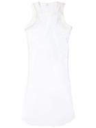 Sacai Fishnet Tank Dress - White