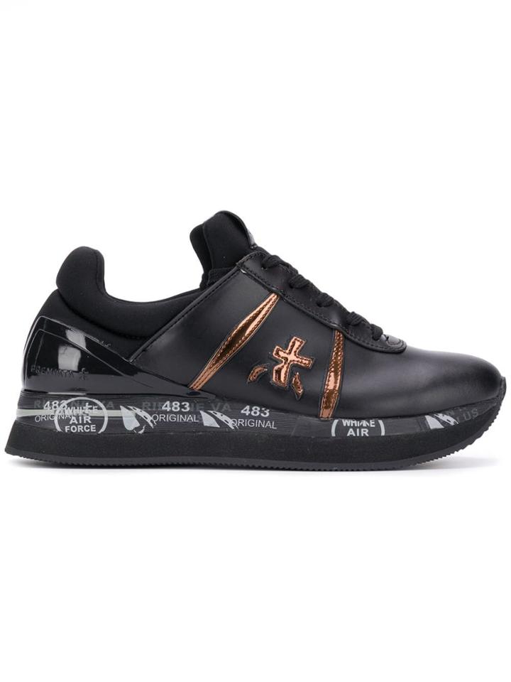 White Premiata Premiata Liz3455 3455 Synthetic->nylon - Black