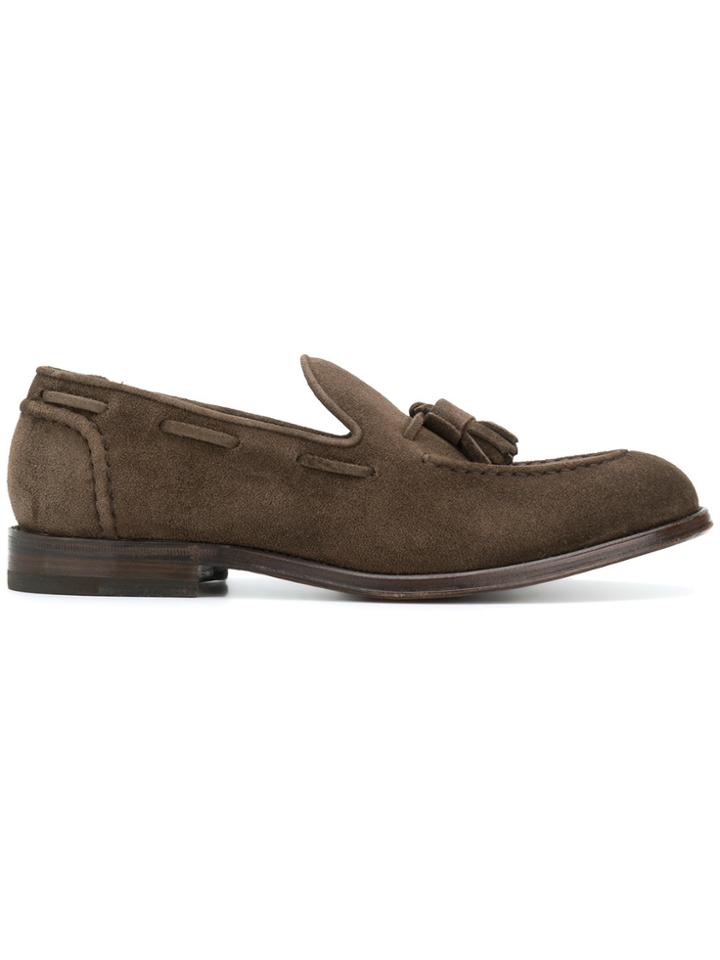 Al Duca D'aosta 1902 Tassel Front Loafers - Brown