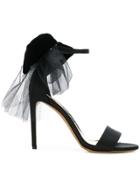 Alexandre Vauthier Bow Down Sandals - Black