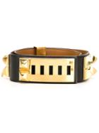 Hermès Vintage Pyramid Stud Belt, Women's, Black