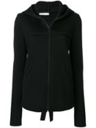 Nostra Santissima Stitch Detail Hooded Jacket - Black