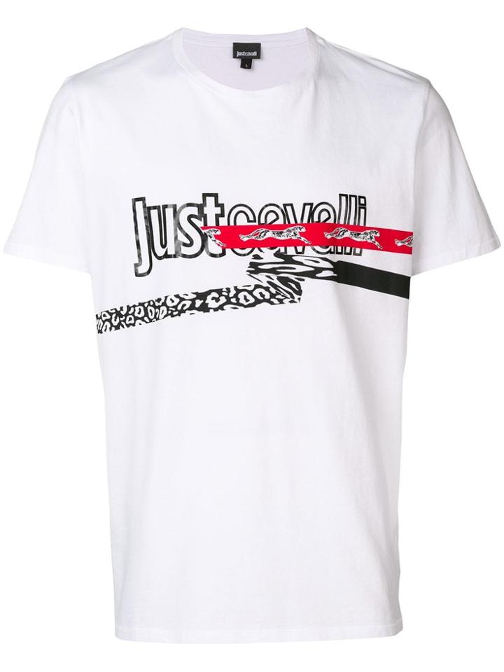 Just Cavalli Logo T-shirt - White