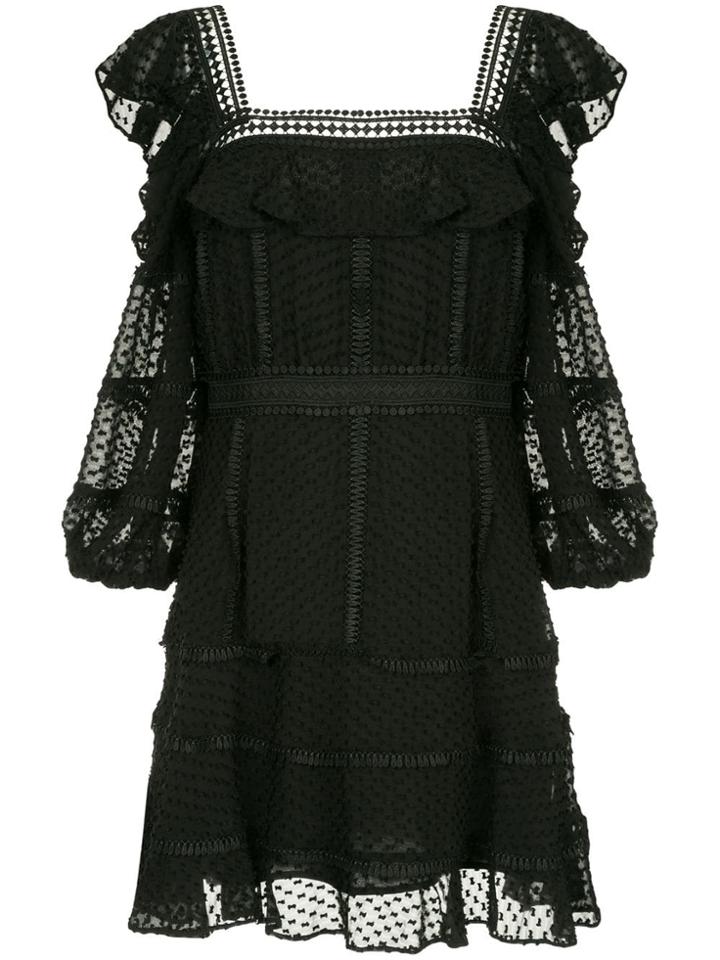Rachel Gilbert Ollie Mini Dress - Black